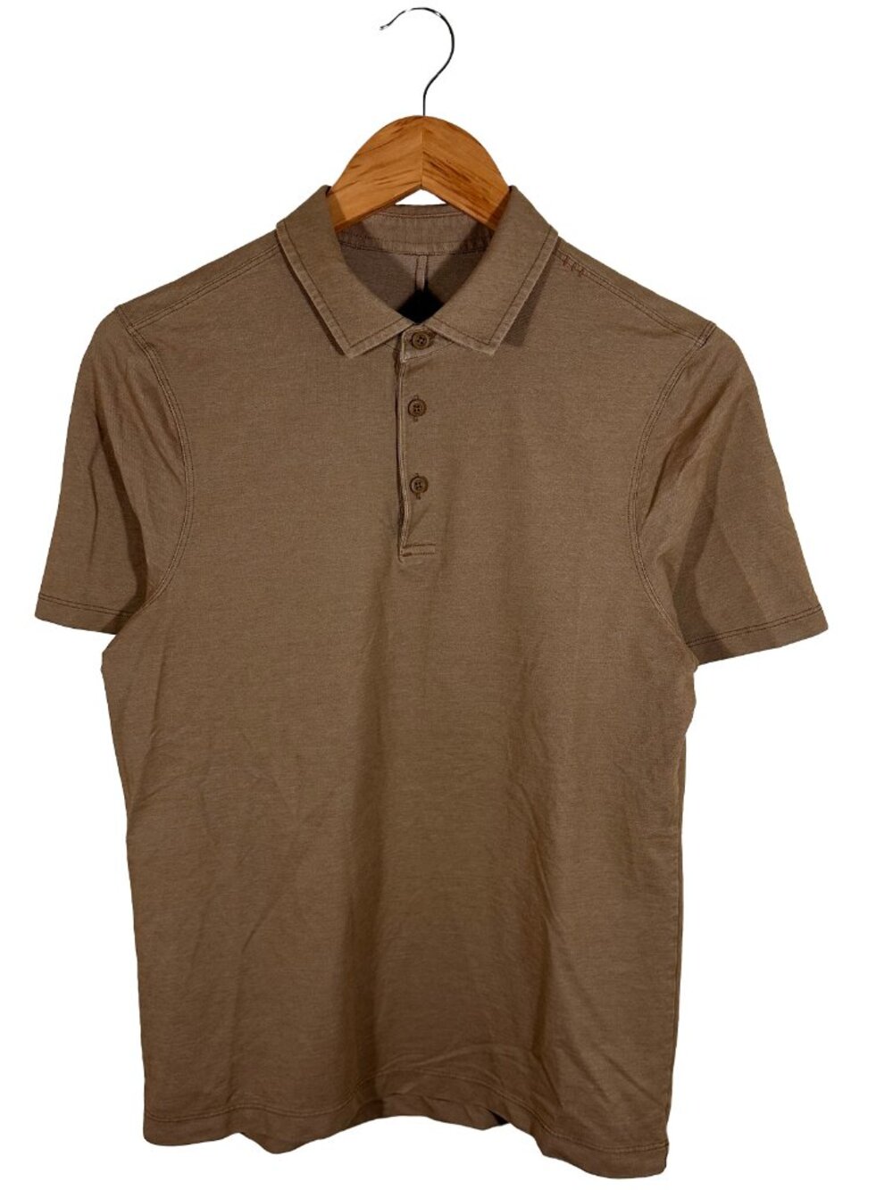 Lululemon Tan Polo Shirt Size Mens S